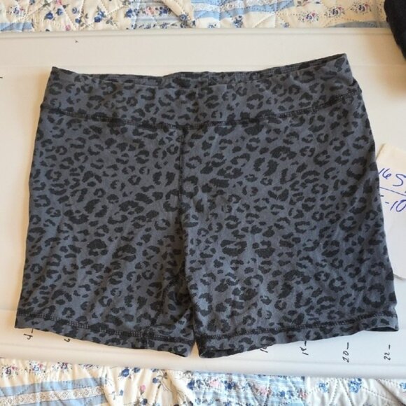 Athletic Works Pants - Gray Leopard Print Women's Shorts